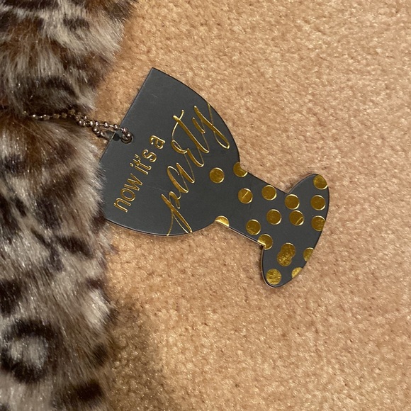 New Faux fur wine bag - Picture 2 of 5